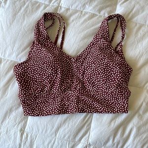 Monarch Sports Bra - Vineyard Dark Red Bossy Print × 1
M buffbunny